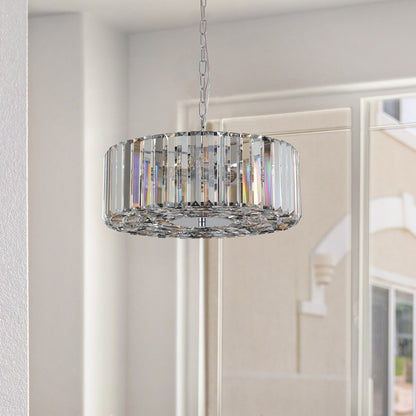 Clear Chandelier Crystal Ceiling Light HomeRoots