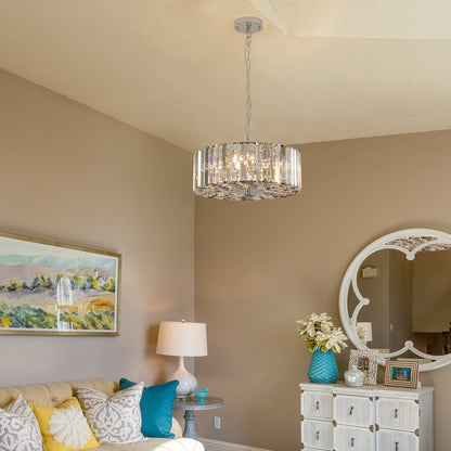 Clear Chandelier Crystal Ceiling Light HomeRoots