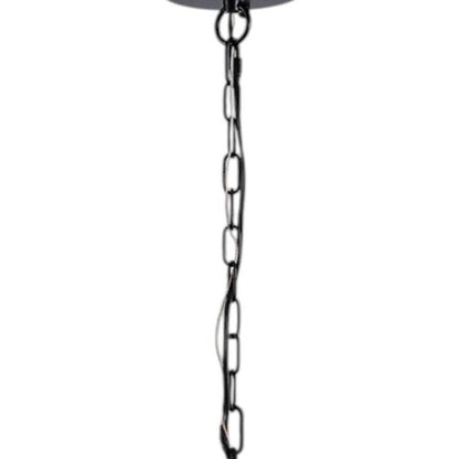 Black Seven Light Metal Chandelier With Black Shades HomeRoots