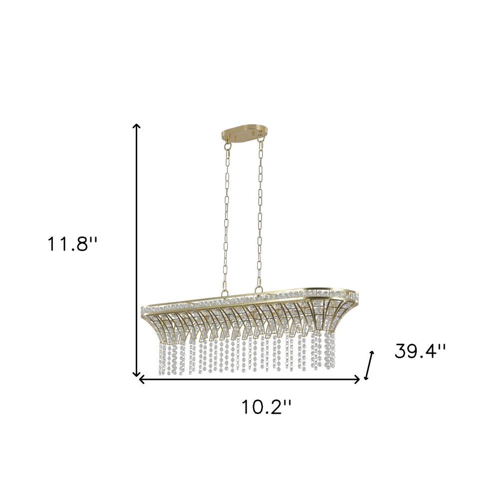 Clear Eight Light Crystal Chandelier With Clear Shades HomeRoots