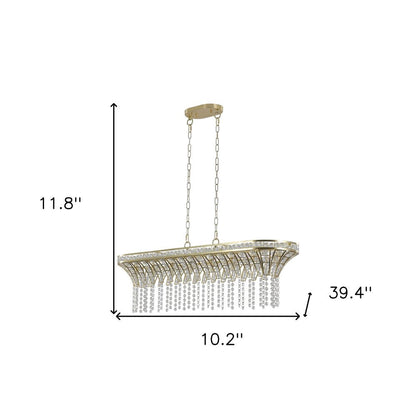 Clear Eight Light Crystal Chandelier With Clear Shades HomeRoots