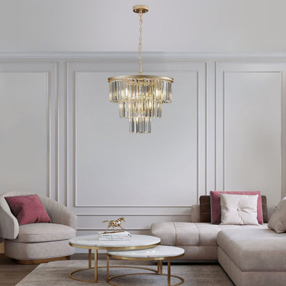 Gold Chandelier Metal Ceiling Light HomeRoots