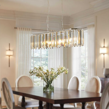 Clear Chandelier Crystal Ceiling Light HomeRoots