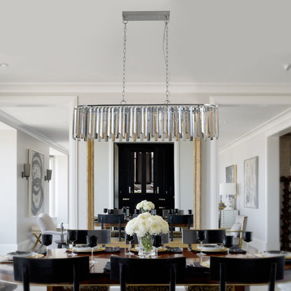 Clear Chandelier Crystal Ceiling Light HomeRoots