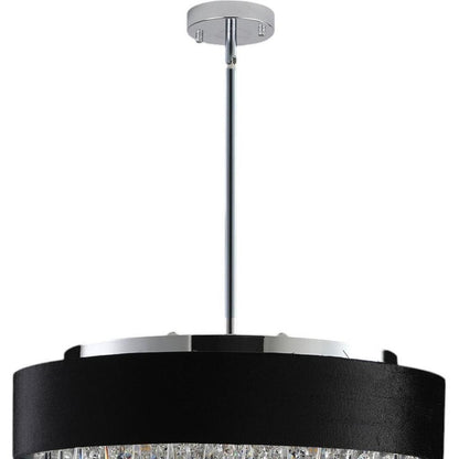 Clear Five Light Crystal Chandelier With Clear Shades HomeRoots