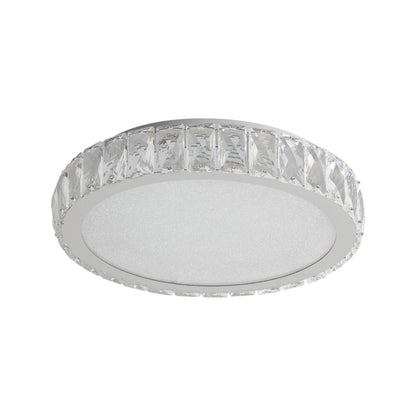 Clear Crystal Flush Chandelier With Clear Shades HomeRoots