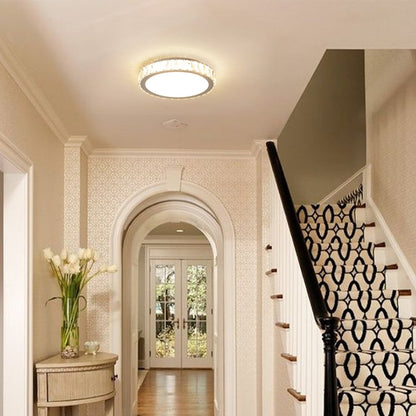 Clear Crystal Flush Chandelier With Clear Shades HomeRoots