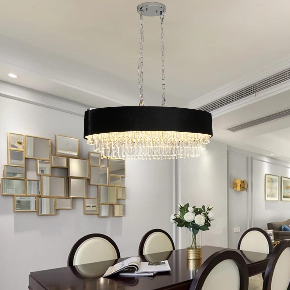 Clear Chandelier Crystal Ceiling Light HomeRoots