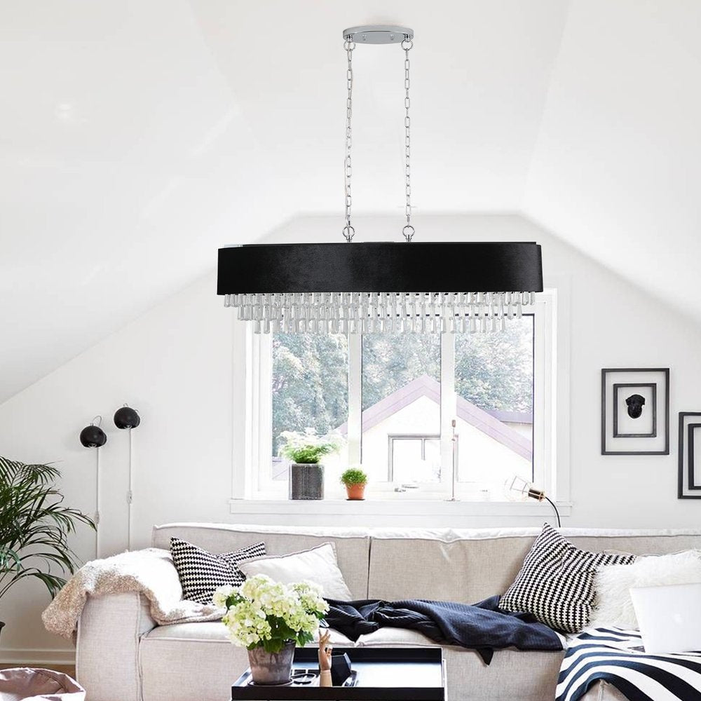 Clear Chandelier Crystal Ceiling Light HomeRoots