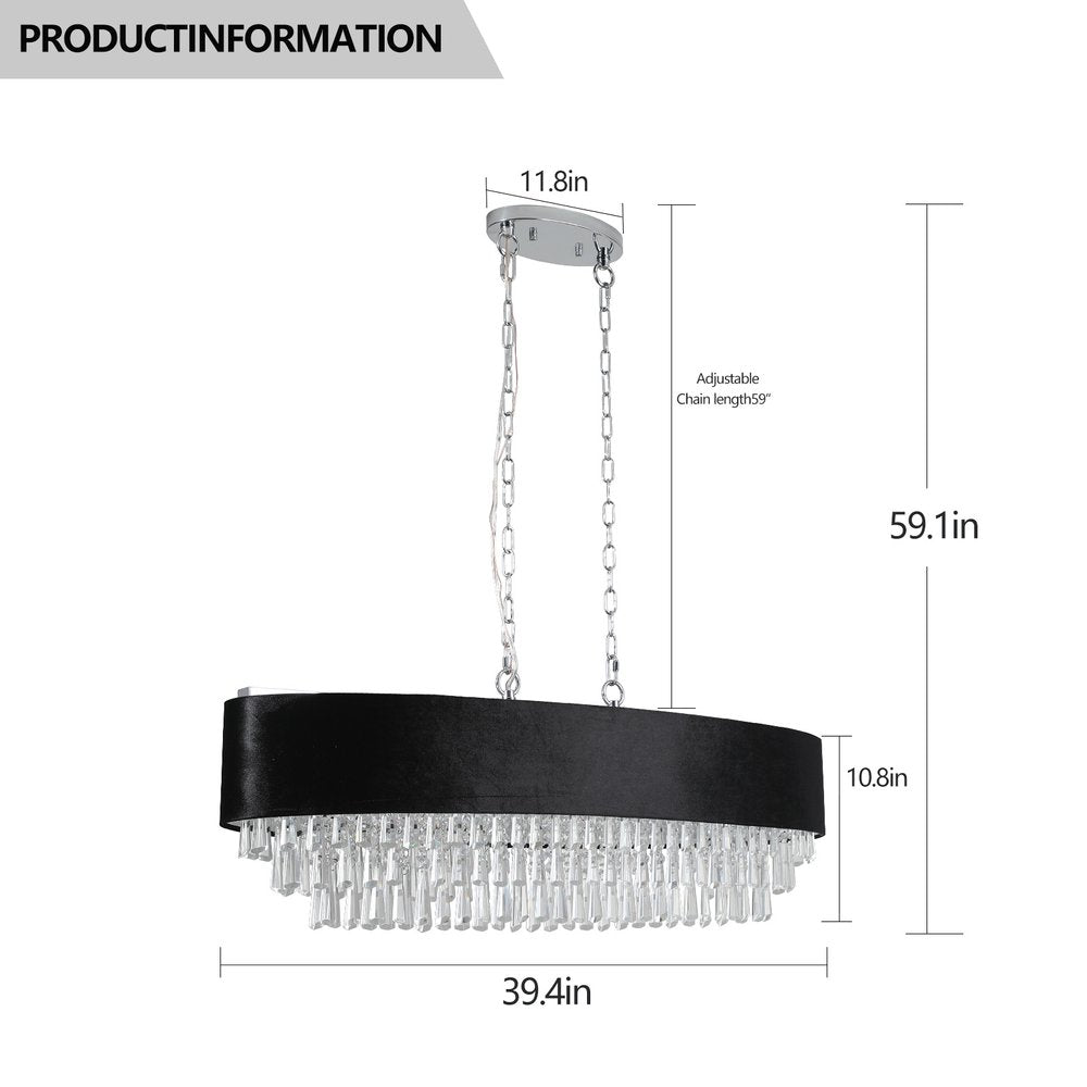 Clear Chandelier Crystal Ceiling Light HomeRoots