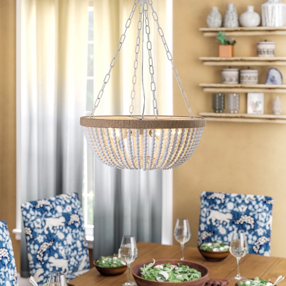 Brown Chandelier Metal Ceiling Light HomeRoots