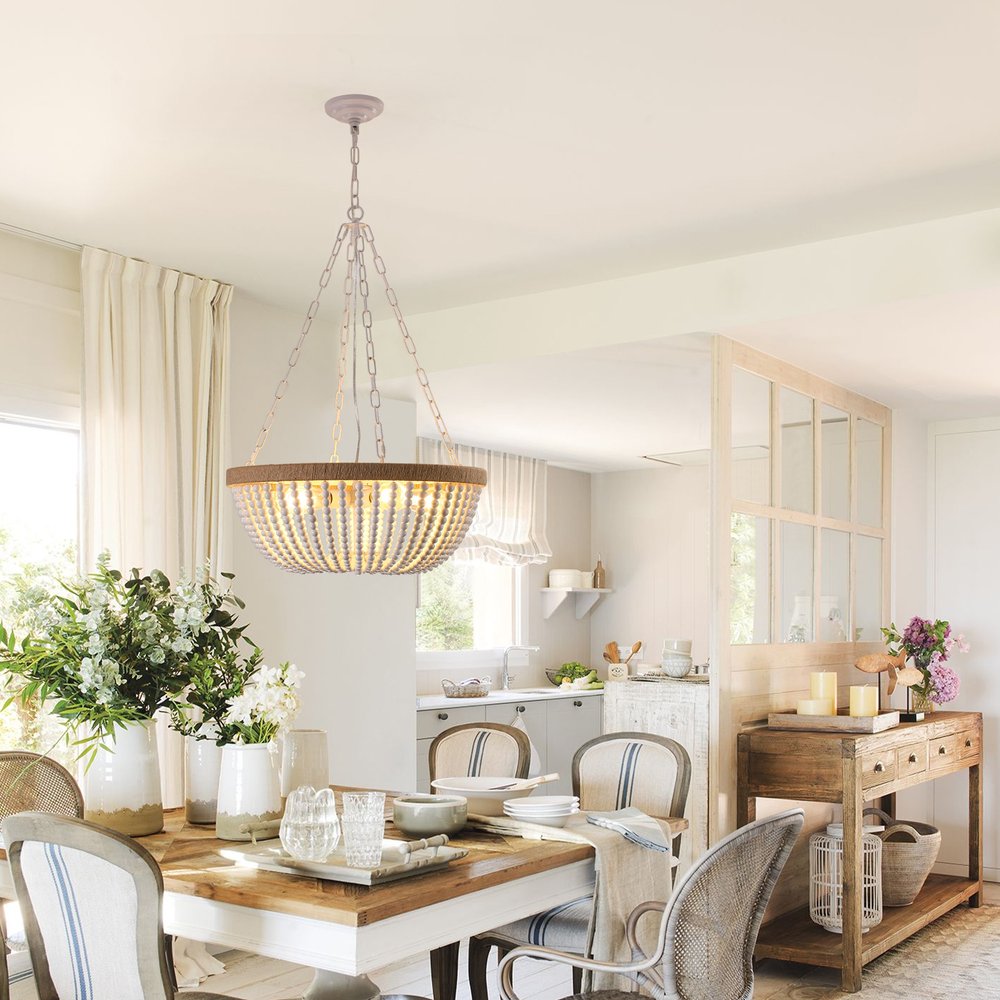Brown Chandelier Metal Ceiling Light HomeRoots