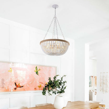 Brown Chandelier Metal Ceiling Light HomeRoots