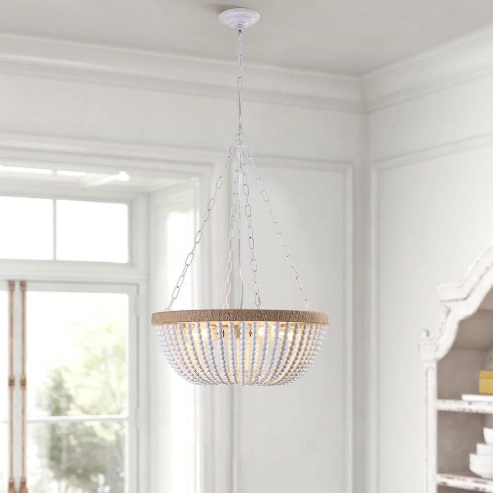 Brown Chandelier Metal Ceiling Light HomeRoots