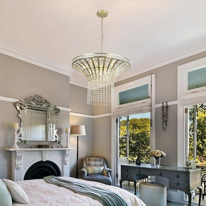 Clear Chandelier Crystal Ceiling Light HomeRoots