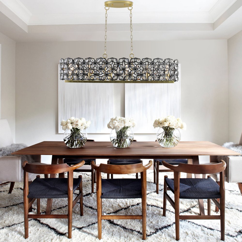 Clear Chandelier Crystal Ceiling Light HomeRoots
