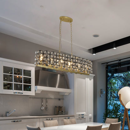 Clear Chandelier Crystal Ceiling Light HomeRoots