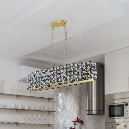 Clear Chandelier Crystal Ceiling Light HomeRoots