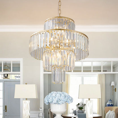 Gold Chandelier Metal Ceiling Light HomeRoots