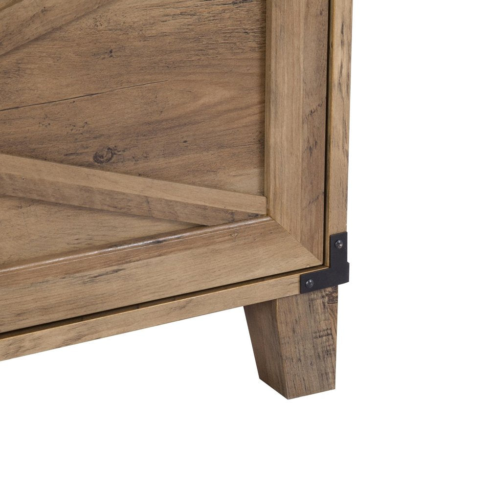 30" Oak Wood Two Drawers Filing Cabinet HomeRoots