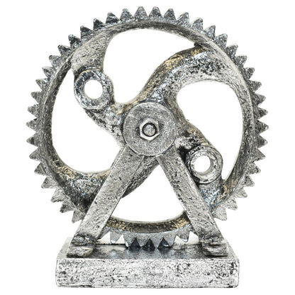 5" Pewter Resin Tabletop Sculpture HomeRoots
