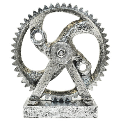 5" Pewter Resin Tabletop Sculpture HomeRoots