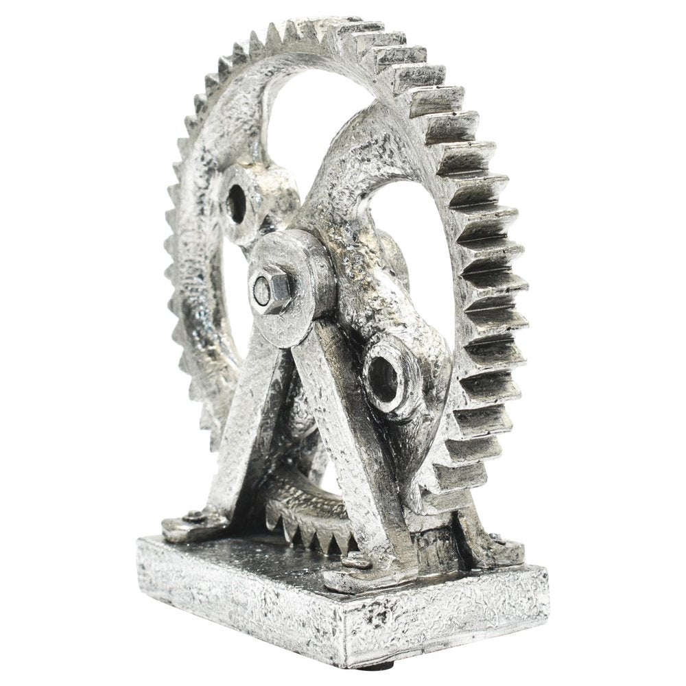 5" Pewter Resin Tabletop Sculpture HomeRoots