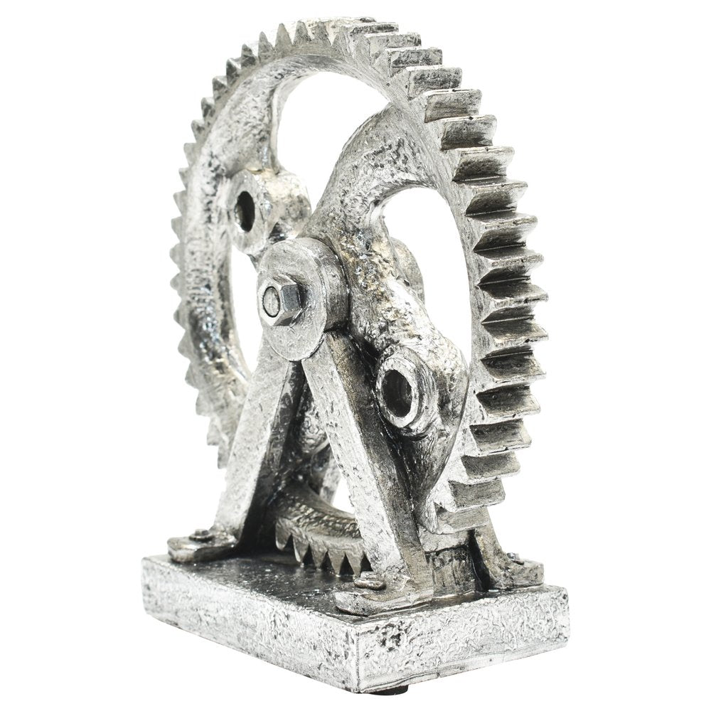 5" Pewter Resin Tabletop Sculpture HomeRoots