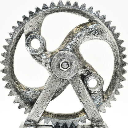 5" Pewter Resin Tabletop Sculpture HomeRoots