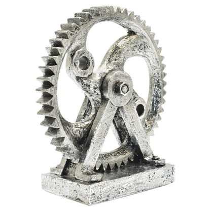 5" Pewter Resin Tabletop Sculpture HomeRoots