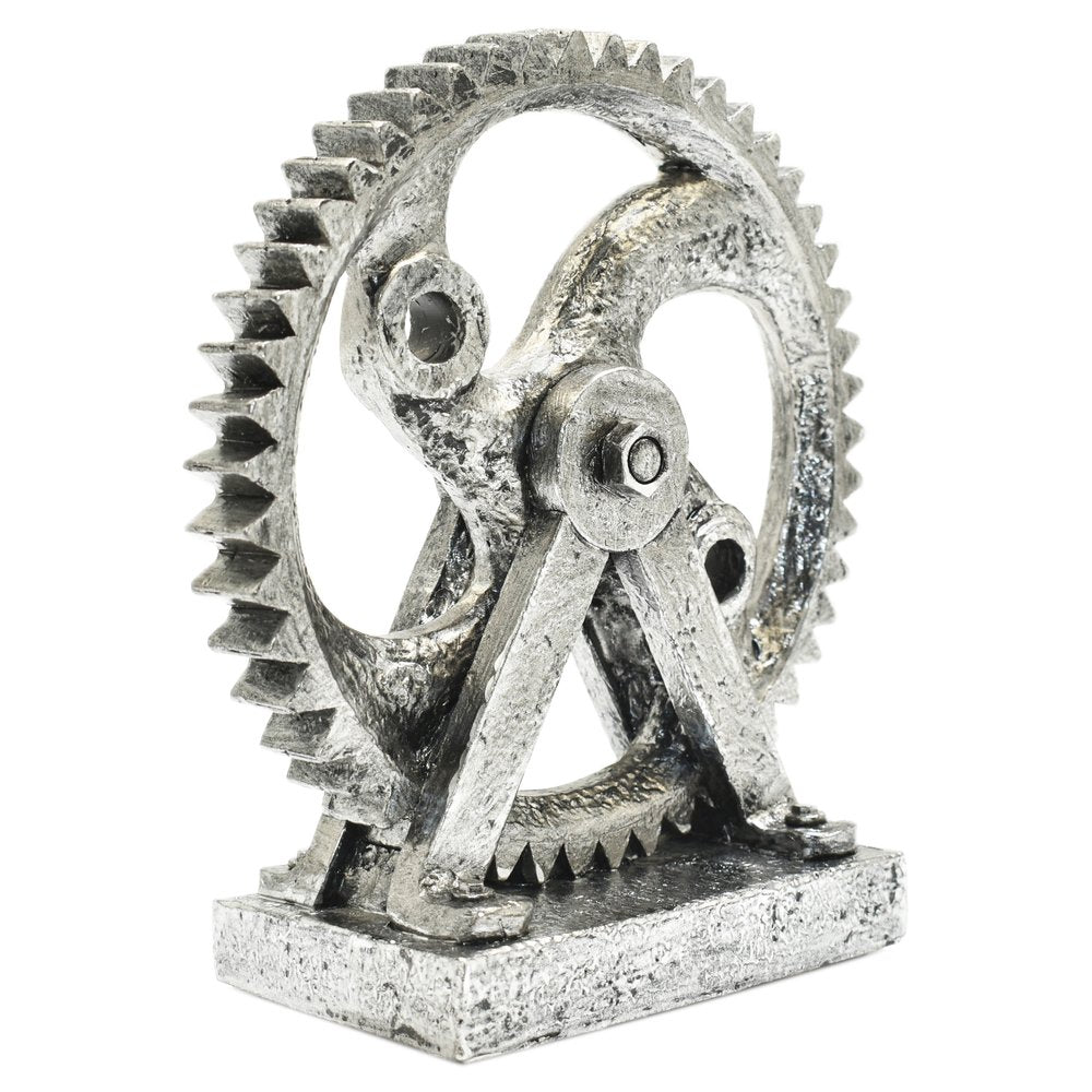 5" Pewter Resin Tabletop Sculpture HomeRoots