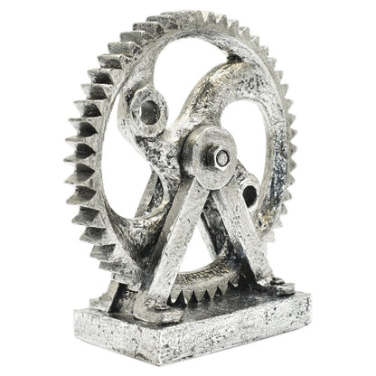5" Pewter Resin Tabletop Sculpture HomeRoots