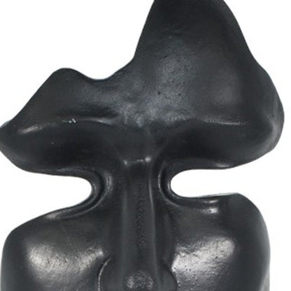 6" Black Resin Tabletop Sculpture HomeRoots