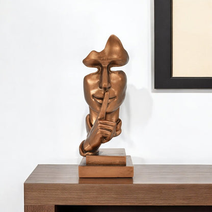 8" Bronze Resin Tabletop Sculpture HomeRoots