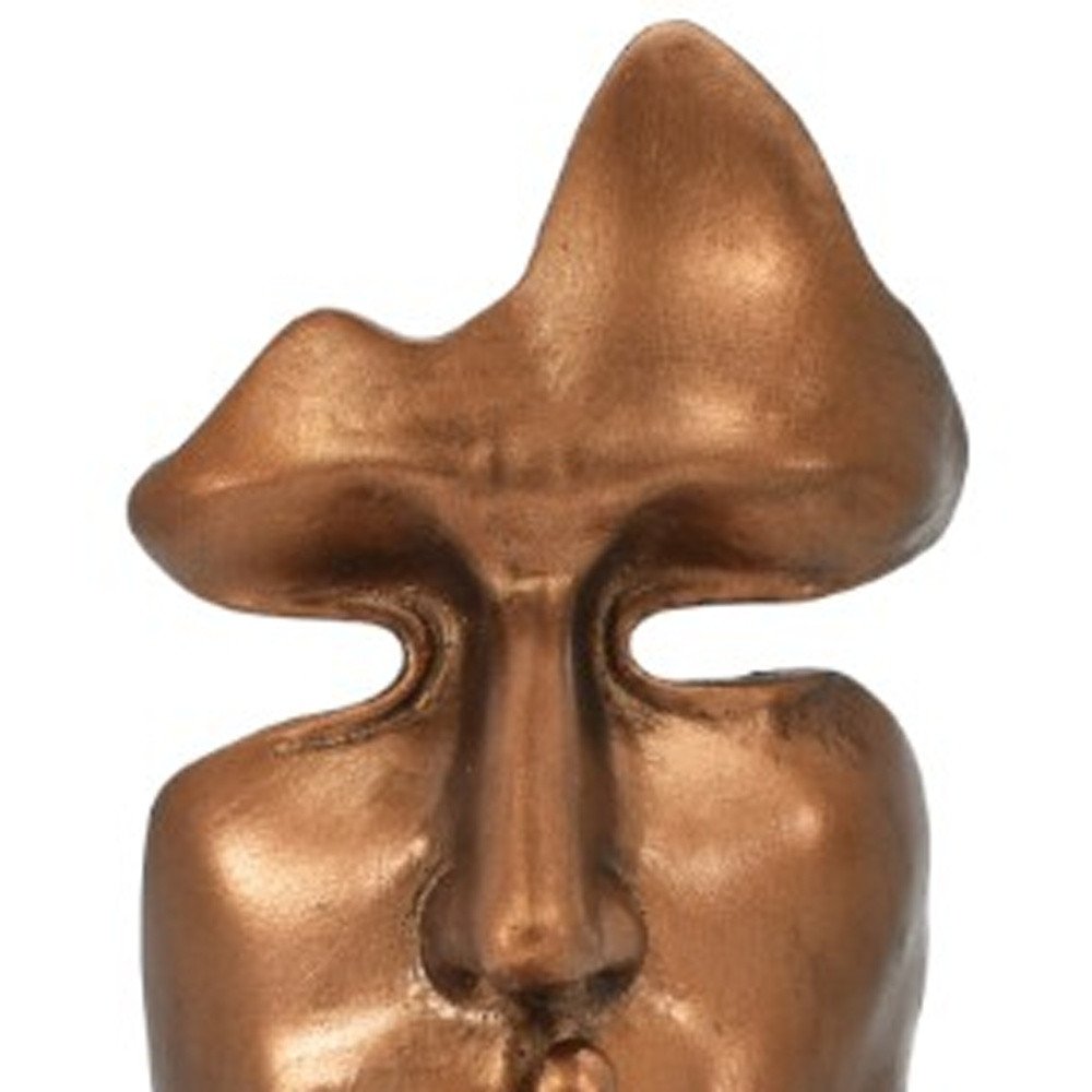 8" Bronze Resin Tabletop Sculpture HomeRoots