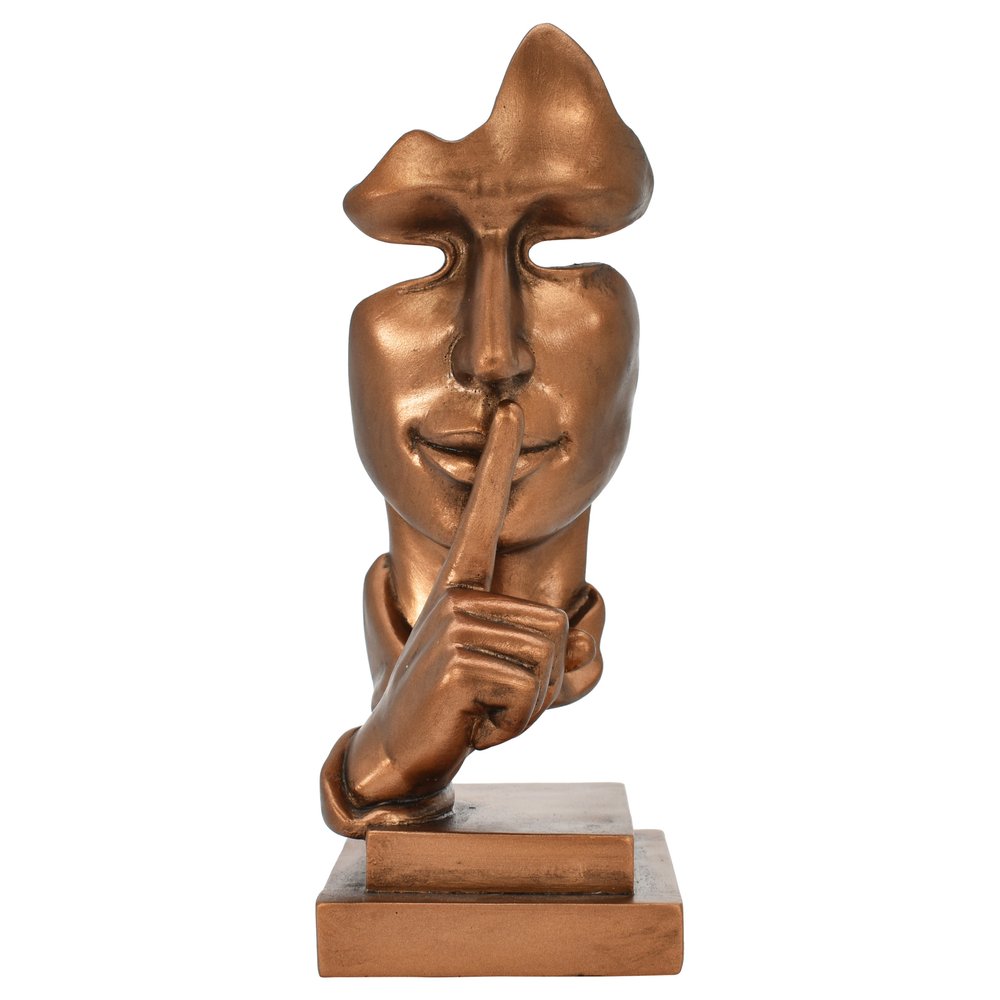 8" Bronze Resin Tabletop Sculpture HomeRoots