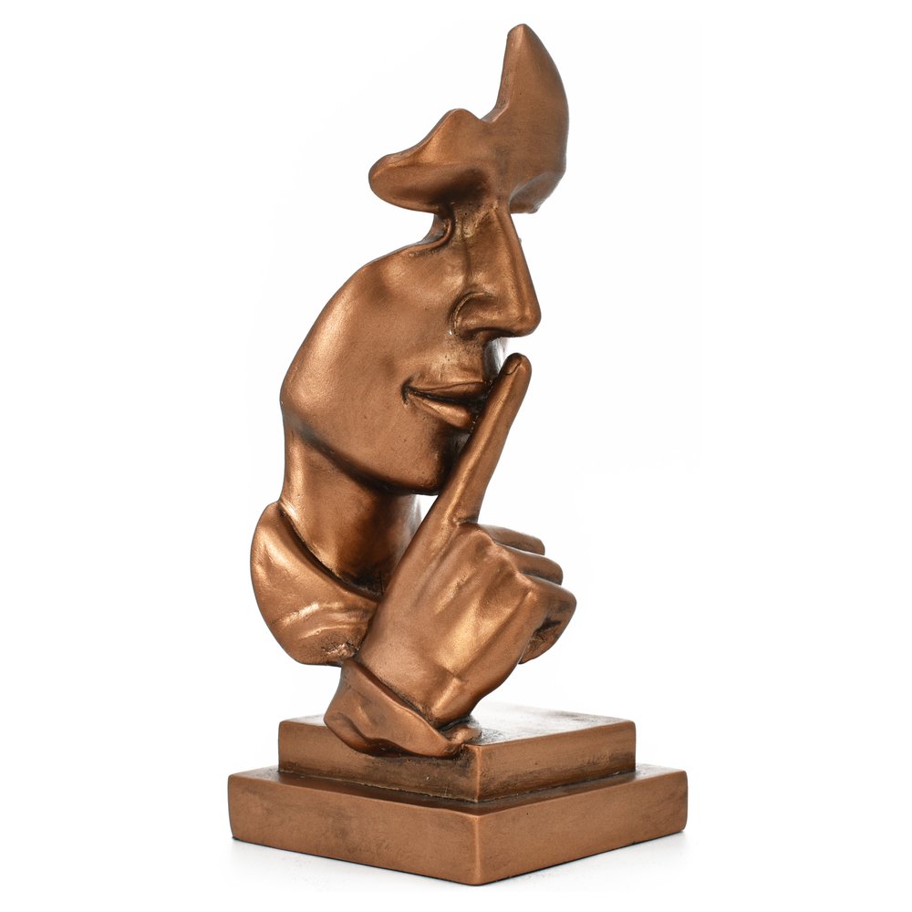8" Bronze Resin Tabletop Sculpture HomeRoots