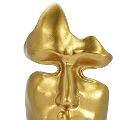 8" Gold Resin Tabletop Sculpture HomeRoots
