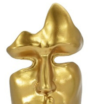 8" Gold Resin Tabletop Sculpture HomeRoots
