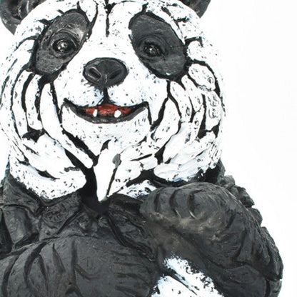 6" Black And White Resin Panda Tabletop Sculpture HomeRoots
