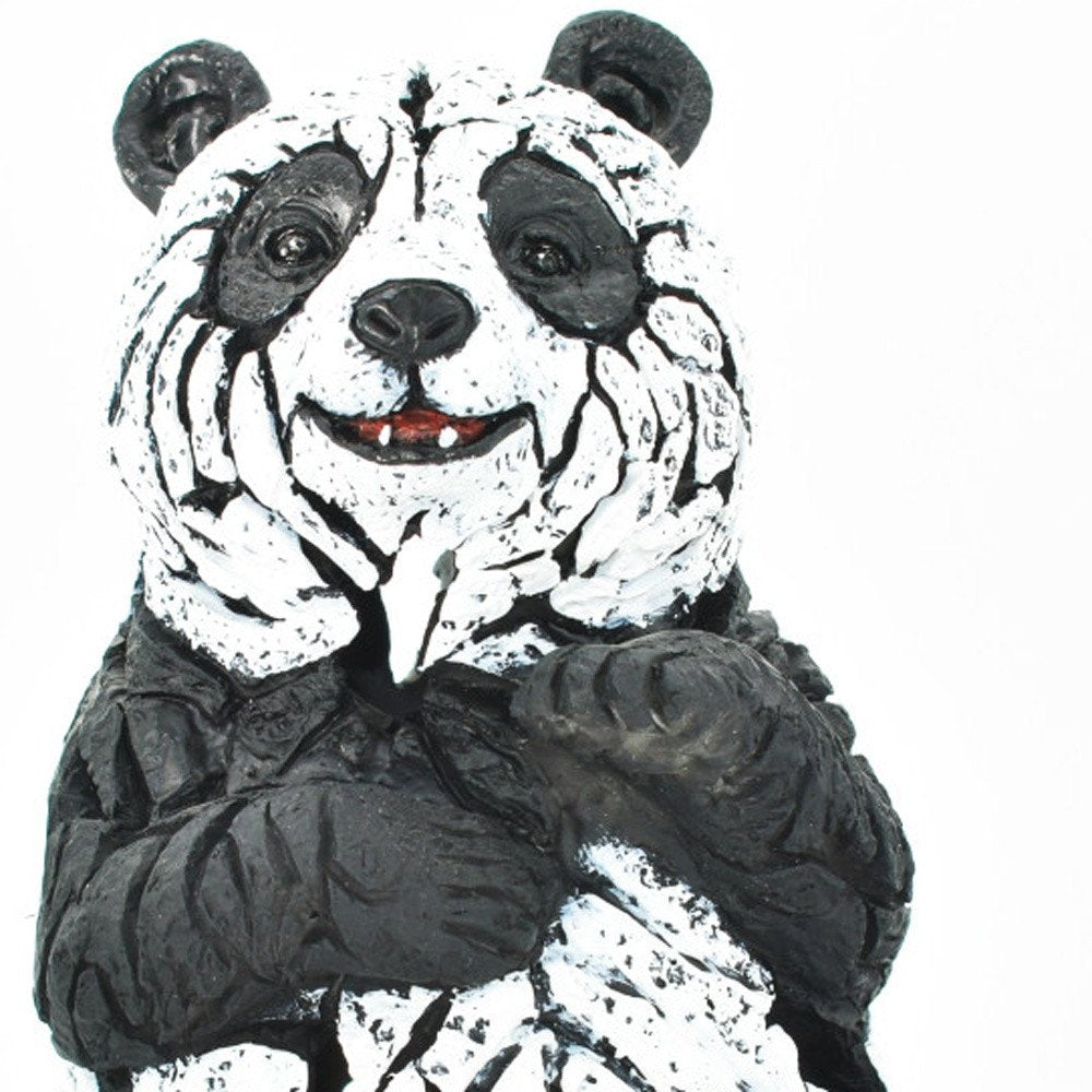 6" Black And White Resin Panda Tabletop Sculpture HomeRoots