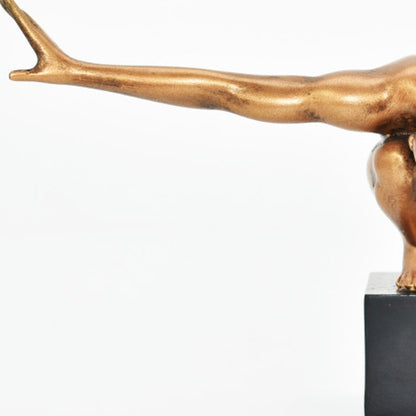 4" Bronze Resin Man Tabletop Sculpture HomeRoots