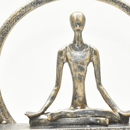 7" Pewter Resin Tabletop Sculpture HomeRoots