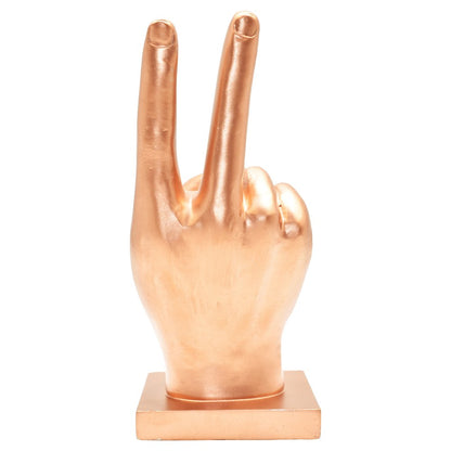 6" Bronze Resin Hand Tabletop Sculpture HomeRoots