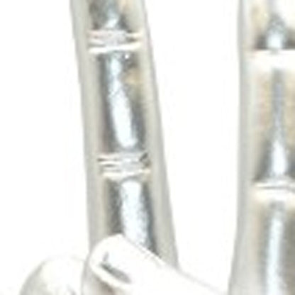 6" Silver Resin Hand Tabletop Sculpture HomeRoots