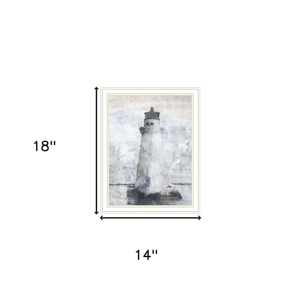 Set Of Two "The Ocean Blues" White Framed Wall Art HomeRoots