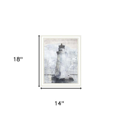 Set Of Two "The Ocean Blues" White Framed Wall Art HomeRoots