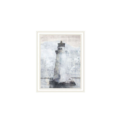 Set Of Two "The Ocean Blues" White Framed Wall Art HomeRoots