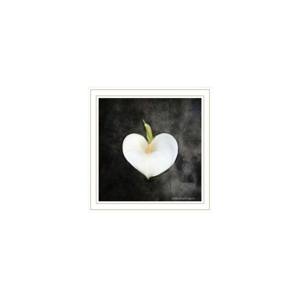 Set Of Two "Botanical Flowers " White Framed Wall Art HomeRoots