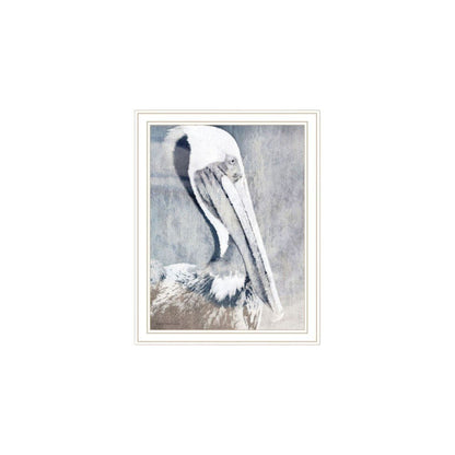 Set Of Two Pelican's on Pier White Framed Wall Art HomeRoots